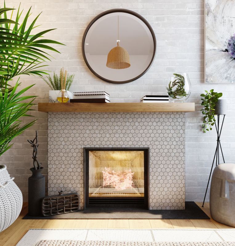 Fireplace Hearth Tiling